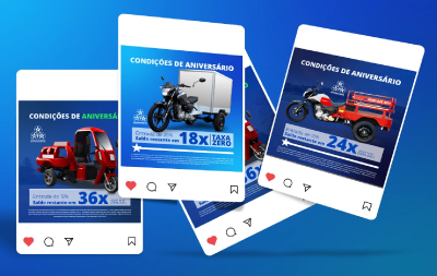 Peças de anúncios digitais